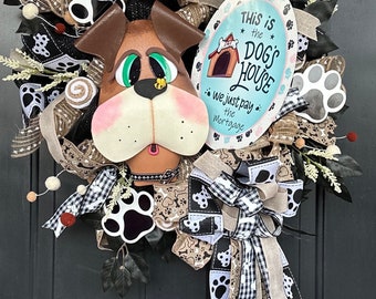 Dog Wreath_It's the Dogs House