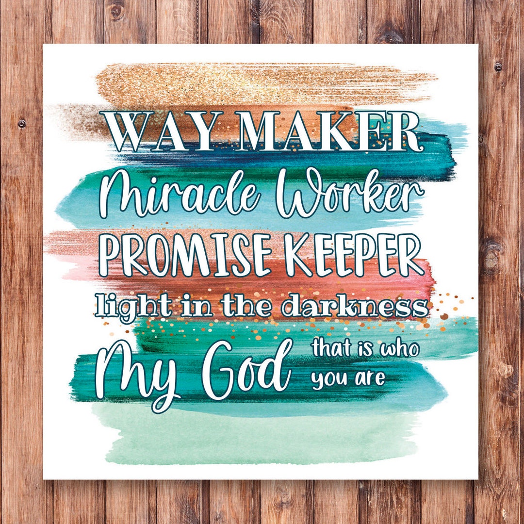 Way Maker Signs Way Maker Wreath Sign - Etsy