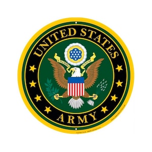 Officially Licensed Army Sign
