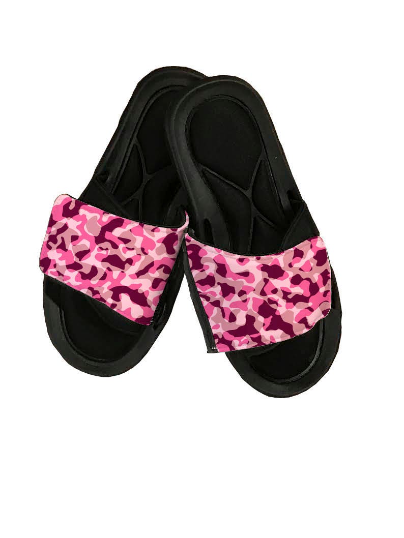 Pink Camouflage Slide Sandals customize These Slides Anyway You