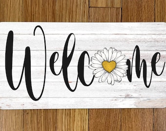 Daisy Welcome_Wreath Sign