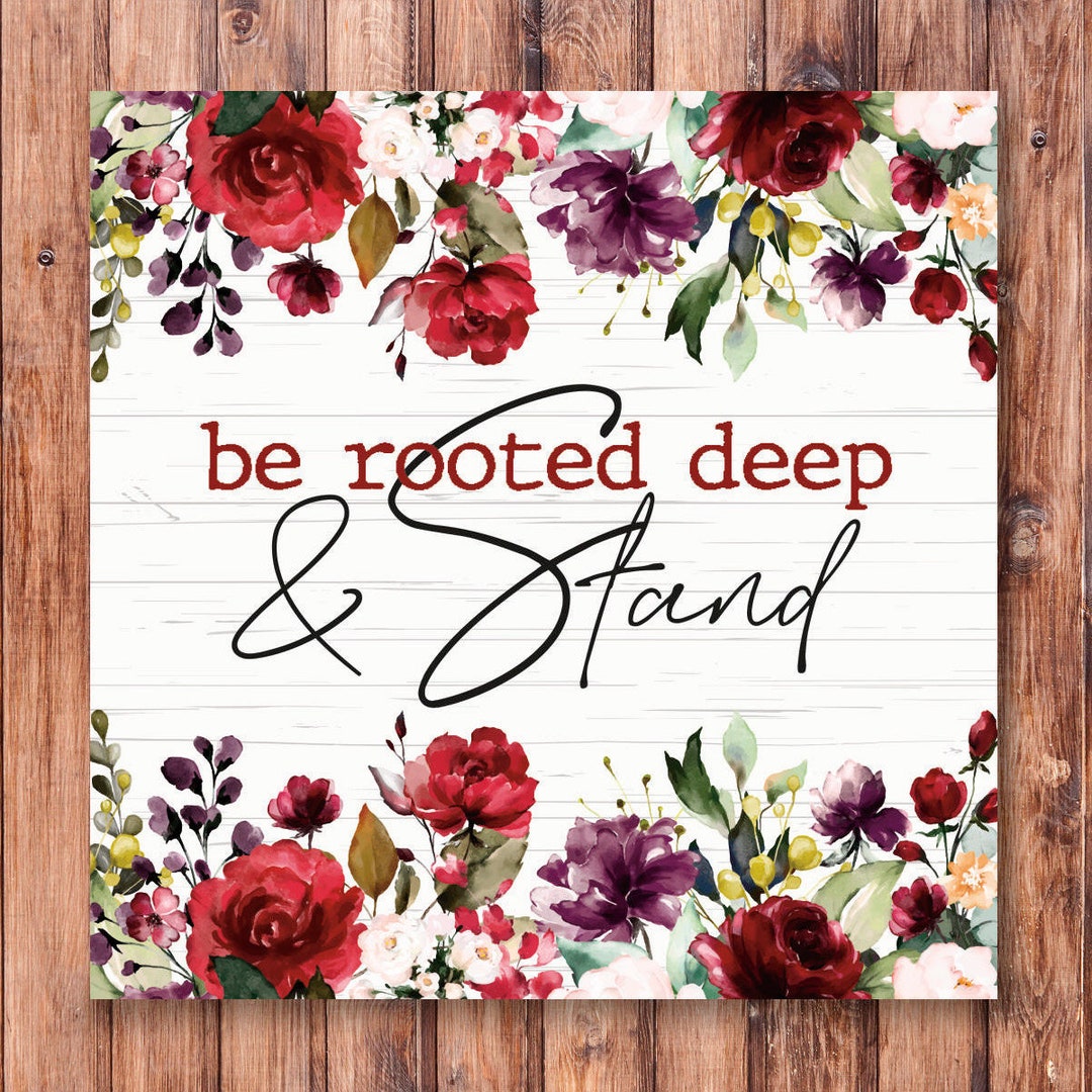 Be Rooted_wreath Sign - Etsy