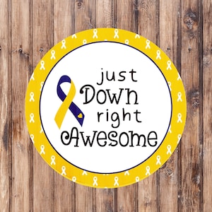 Down Syndrome Awareness Wreath Sign