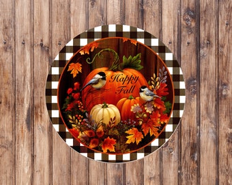 Happy Fall Wreath Sign