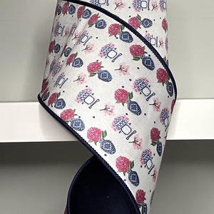 Farrisilk Chinoiserie 4&quot; wide_Wired Ribbon