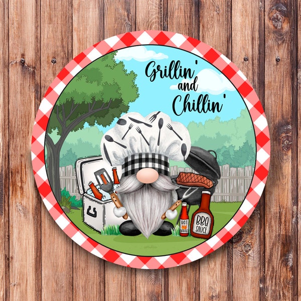 Grillin and Chillin Sign - Etsy