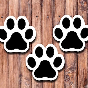 Set of 3 Dog Paws