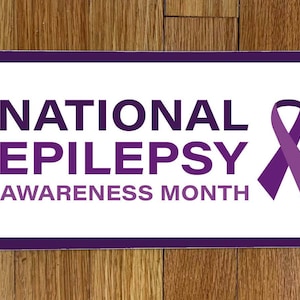 National Epilepsy Awareness Wreath Sign