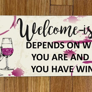 Welcome-ish_Wreath Sign