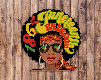 Juneteenth Freedom Hardboard Zeichen