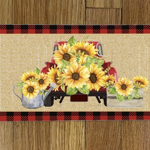 Zonnebloem Truck Krans Teken