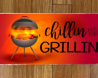 Grillin Chillin Sign | Etsy