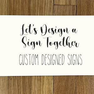 Custom Designed Sign _Wreath Sign