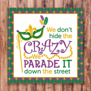 We Don&#39;t Hide the Crazy Wreath Sign