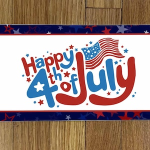 Happy 4th Wreath Sign