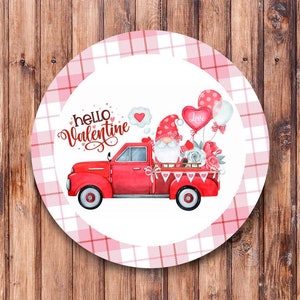 Hello Valentine Wreath Sign
