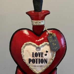 Love Potion Bottle Wreath Attachment