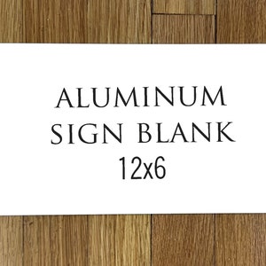 20 pieces 4 x 13.5 Aluminum Dye Sublimation Street Sign Blanks No Holes!