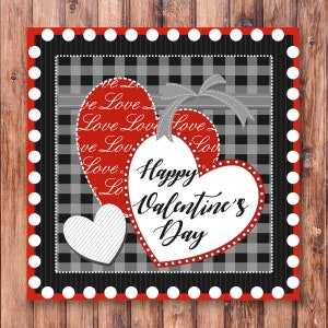 Happy Valentine&#39;s Day Wreath Sign