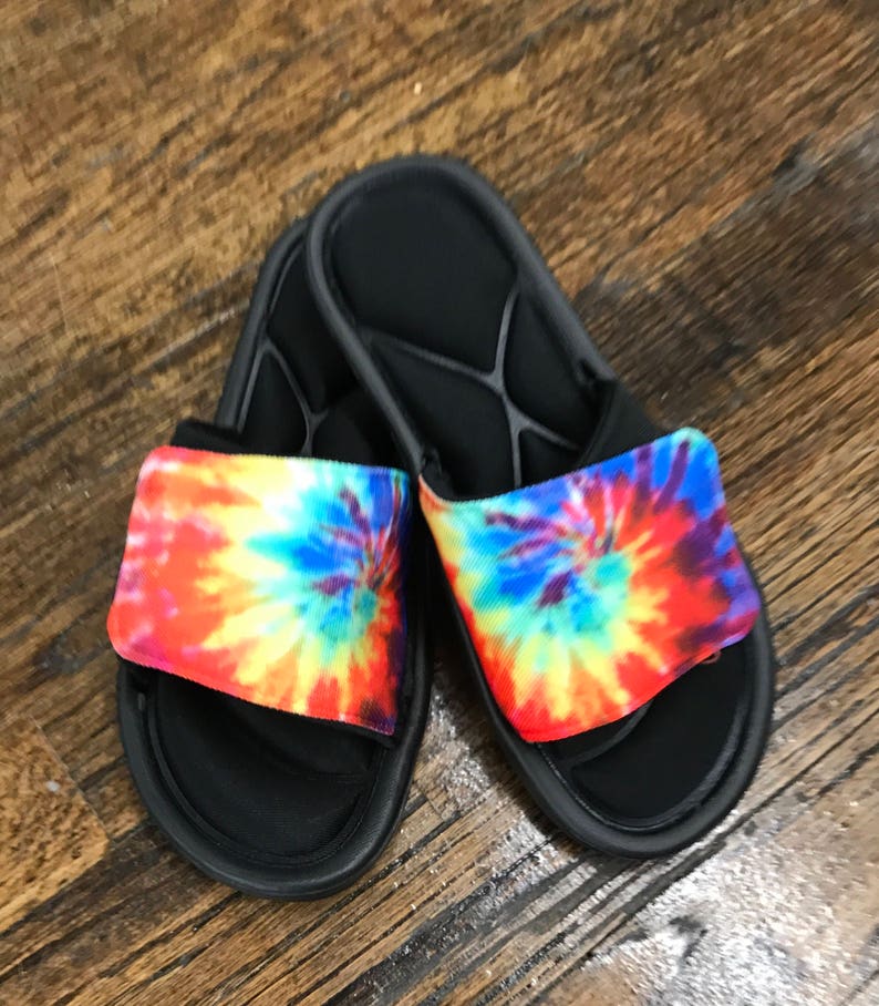 Tie Dye Slides_customize these slides anyway you would like Etsy