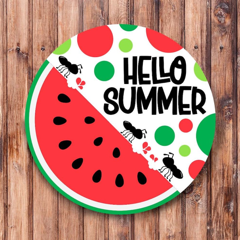 Watermelon Sign - Etsy