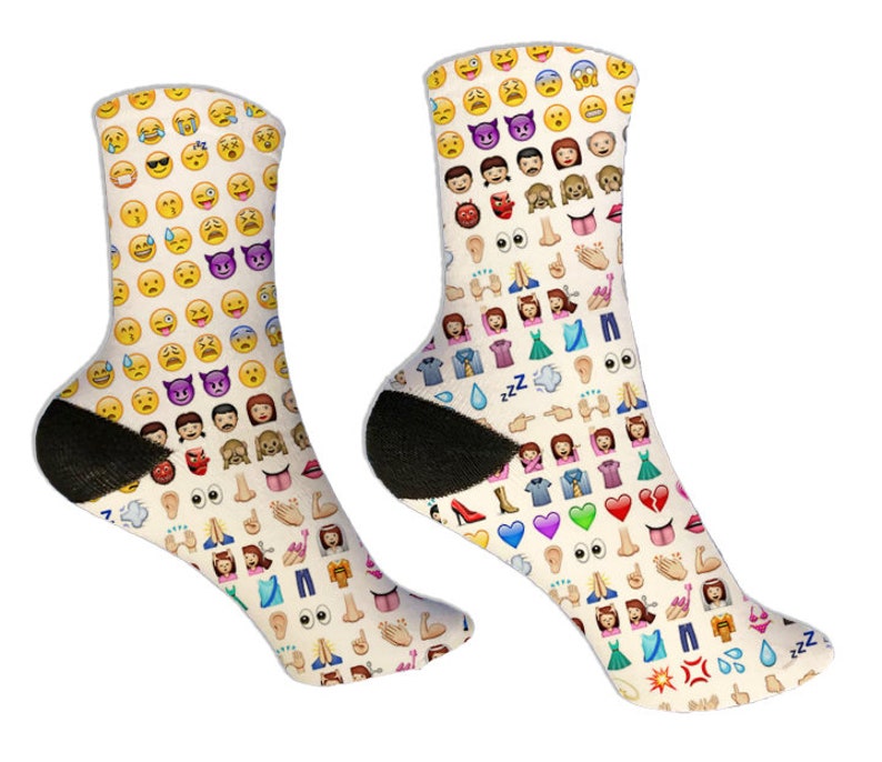 Emoji Socks Etsy