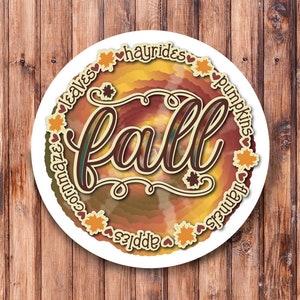Fall Wreath Sign