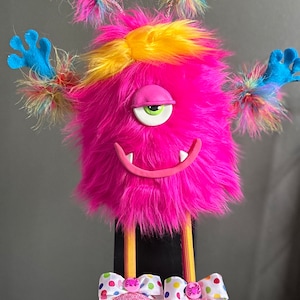 Pink Monster Wreath Attachment