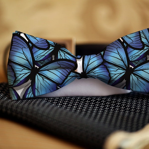 large butterfly bow tie