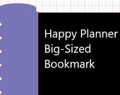 Happy Planner Big-Sized Bookmark SVG