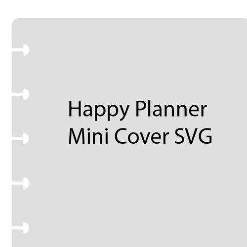 Happy Planner Big Cover SVG Silhouette Cricut Digital File - Etsy