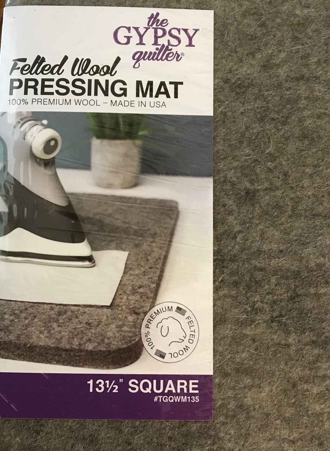 Felted Wool Pressing Mat by the Gypsy Quilterfree Shipping in Etsy