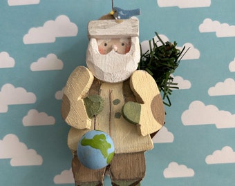 Environmental St.Nick Ornament 30Dollars. A donation to an Environmental Organization will be given for each ornament sold.Thank You!