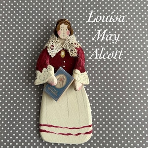 Enfeite Louisa May Alcott - NOVO para 2025 - 5º na minha coleção “Literary Ladies”... Visite o anúncio para saber mais!