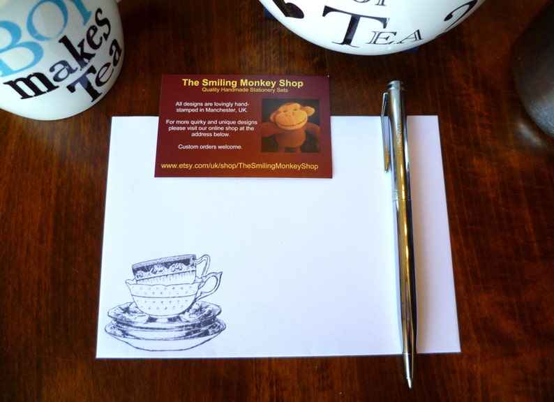 Time for Tea Stationery Set Afternoon Tea Writing Paper With Etsy