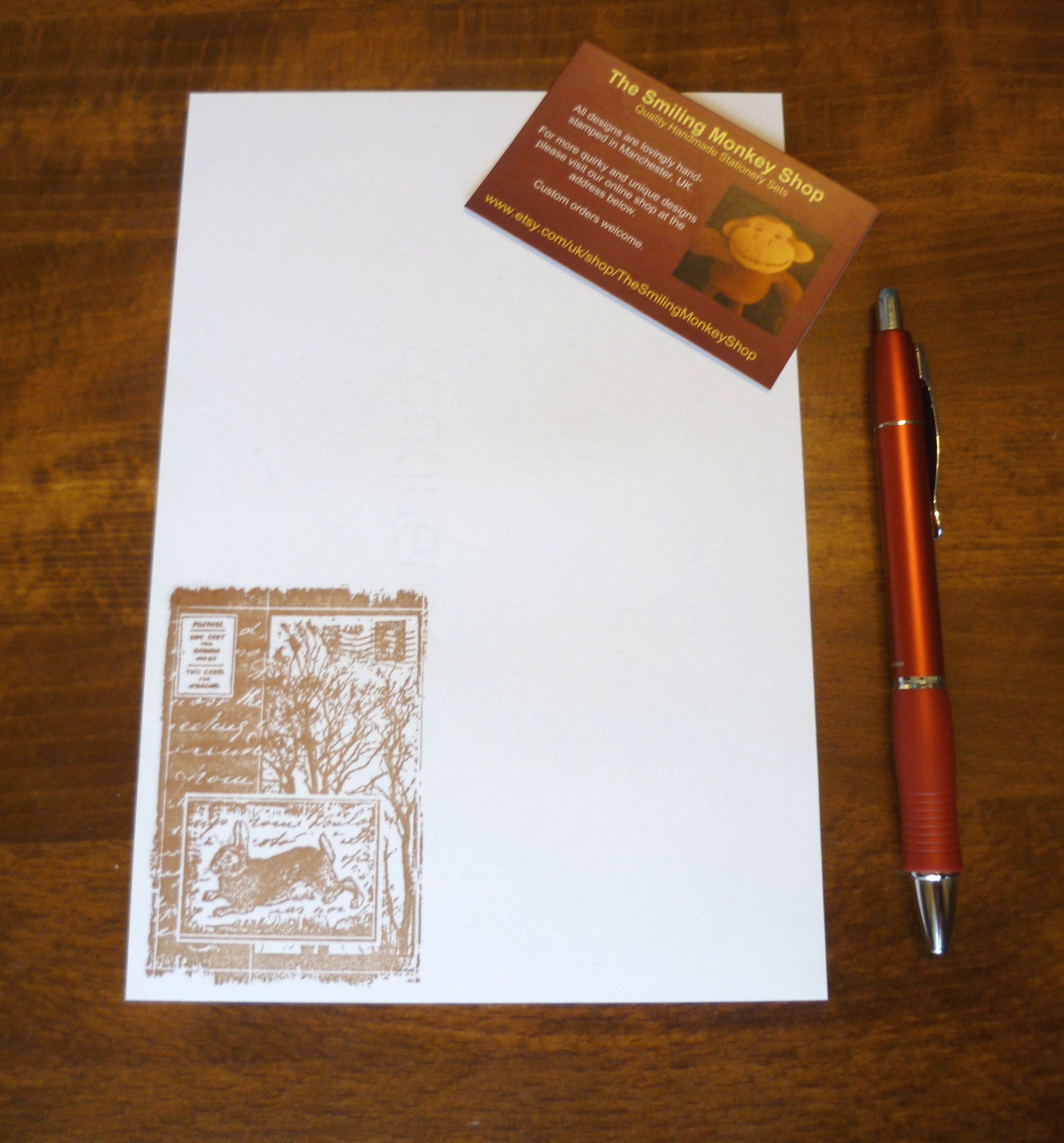 Run Rabbit Run Letter Writing Set - Nostalgia Writing Paper With ...