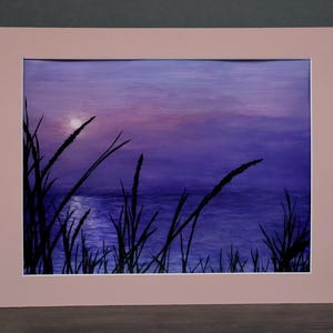 Matted Watercolor Painting