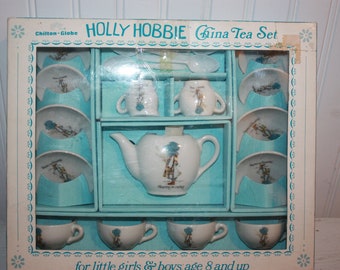 Holly hobbie tea set | Etsy