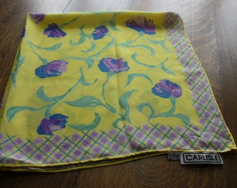 Novelty Silk Scarf Nautical Themed