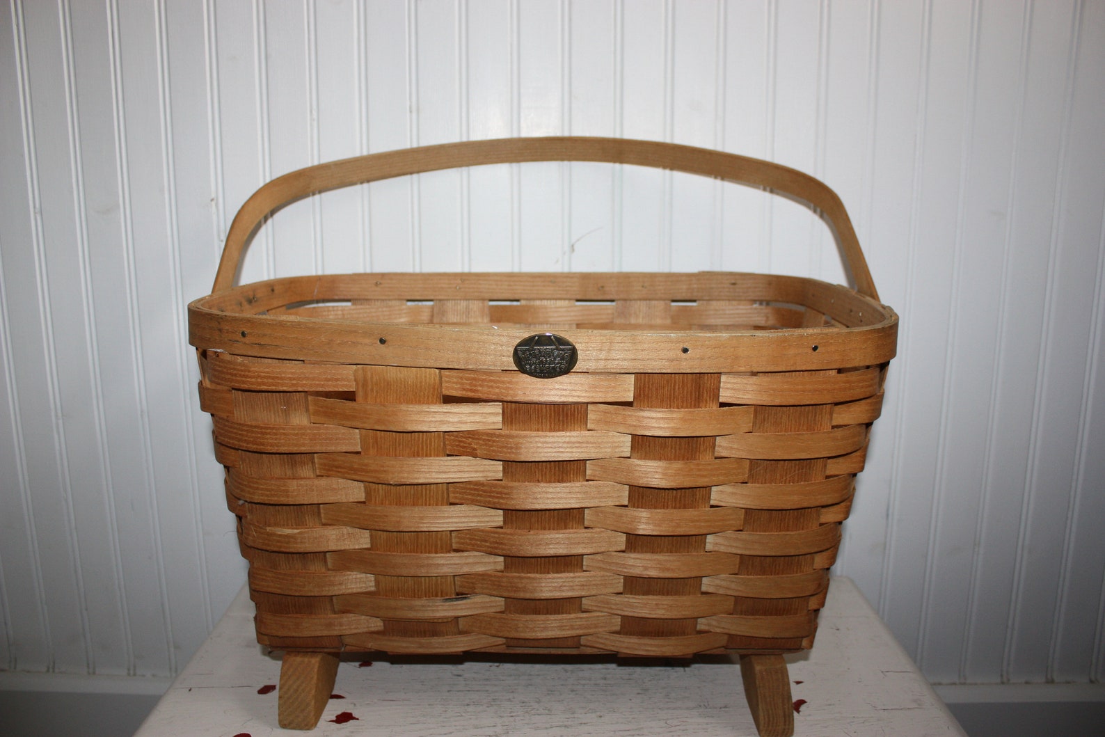 Peterboro Basket Large Magazine Basket Fireside Basket Etsy