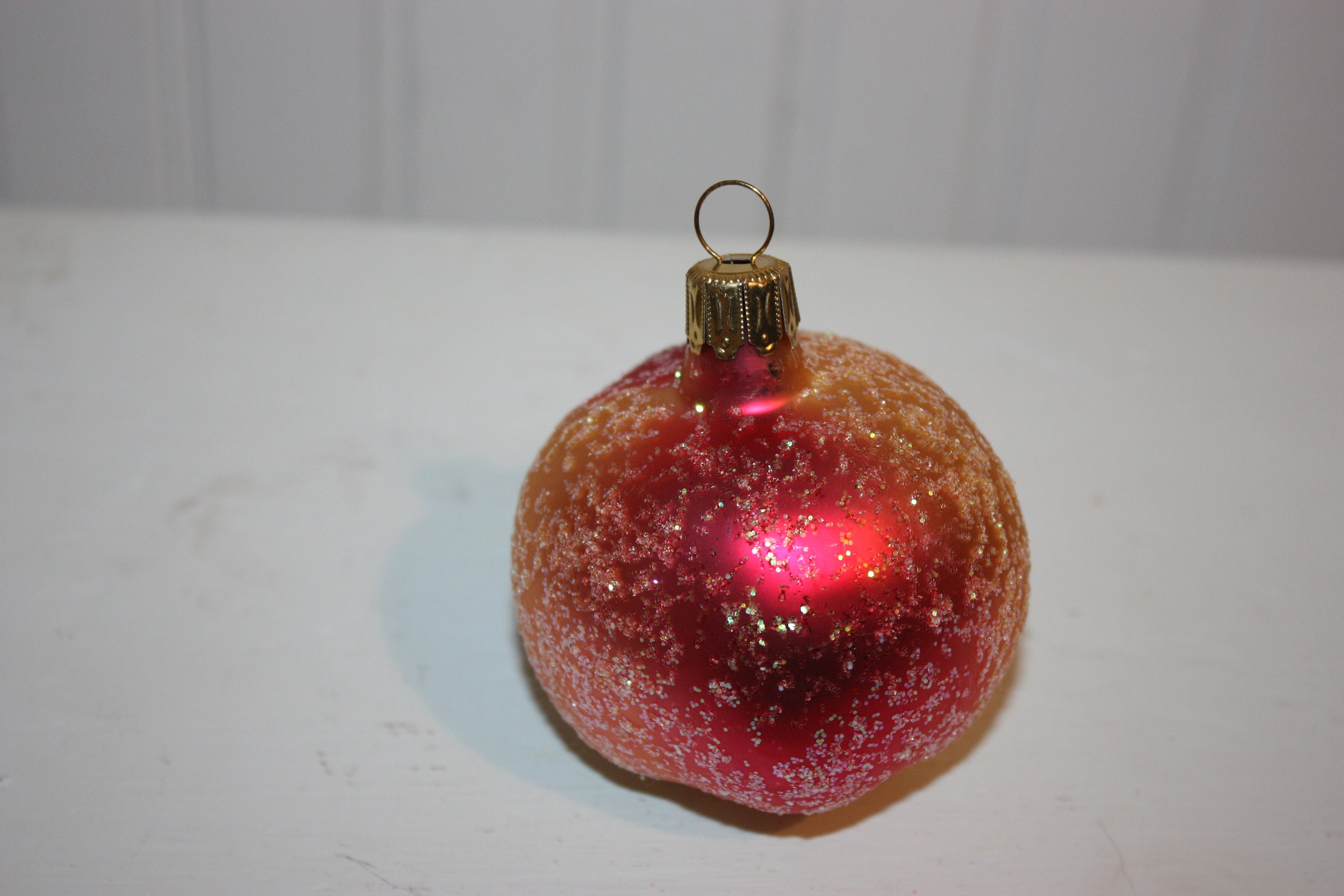 German Christmas Ornament Fruit Mercury Glass Ornament Peach | Etsy