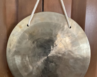 Platillo de gong musical de latón de 10 pulgadas fabricado en Wuhan por Daito