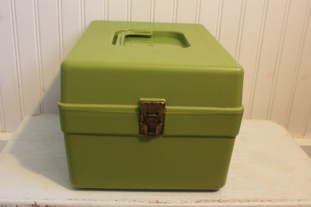 Vintage Wilson Wilhold Sewing Accessory Box Vintage Green Etsy