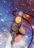 Moon Goddess Magic Wicca Wand. Selenite Crystal Wand.  Witch Wand Wiccan Wand Selenite Wand w Magical Crystals: Moonstone Amethyst product logo