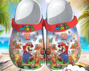 Lustige Super Mario Clogs Schuhe