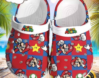 Super Mario Spiel Clogs Schuhe für Männer Frauen