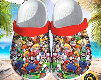 Super Mario Bros Gamer Clogs