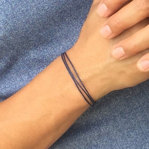 FREE SHIPPING-Men&#39;s Cord Bracelet,Stainless Steel Bracelet,Men Minimalist Bracelet,Green Cord Bracelet,,Men Strap Bracelet,Bracelets for Men