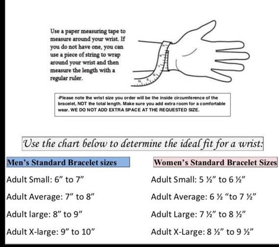 How To Men's Standard Wrist Size Standard Men's Wrist
