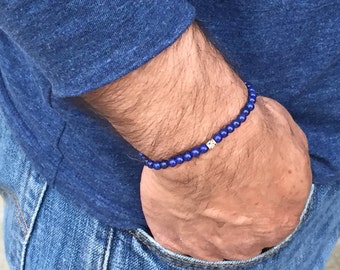 FREE SHIPPING-Men's Bracelet, Men Stone Bracelet, Men Beaded Bracelet,Men Simple Bracelet,Stone Beaded Bracelet,Unisex Bracelets,Bracelets